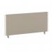 ImpulseEvolve Plus Bench Screen 1000 White Frame Bespoke Quest Salt Fabric LEB312