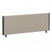 ImpulseEvolve Plus Bench Screen 1200 Black Frame Bespoke Quest Salt Fabric LEB324