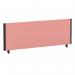 ImpulseEvolve Plus Bench Screen 1200 Black Frame Bespoke Quest Shrimp Fabric LEB326