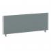 ImpulseEvolve Plus Bench Screen 1200 Silver Frame Bespoke Rivet Tensile Fabric LEB331
