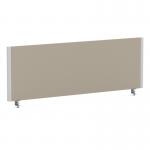 ImpulseEvolve Plus Bench Screen 1200 Silver Frame Bespoke Quest Salt Fabric LEB336