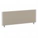 ImpulseEvolve Plus Bench Screen 1200 Silver Frame Bespoke Quest Salt Fabric LEB336
