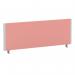 ImpulseEvolve Plus Bench Screen 1200 Silver Frame Bespoke Quest Shrimp Fabric LEB338