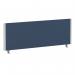 ImpulseEvolve Plus Bench Screen 1200 Silver Frame Bespoke Quest Whelk Fabric LEB339