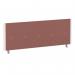 ImpulseEvolve Plus Bench Screen 1200 White Frame Bespoke Rivet Forge Fabric LEB340