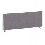 ImpulseEvolve Plus Bench Screen 1200 White Frame Bespoke Rivet Fuse Fabric LEB341