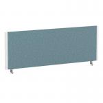 ImpulseEvolve Plus Bench Screen 1200 White Frame Bespoke Rivet Quench Fabric LEB342