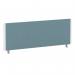 ImpulseEvolve Plus Bench Screen 1200 White Frame Bespoke Rivet Quench Fabric LEB342