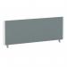 ImpulseEvolve Plus Bench Screen 1200 White Frame Bespoke Rivet Tensile Fabric LEB343