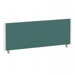 ImpulseEvolve Plus Bench Screen 1200 White Frame Bespoke Quest Kelp Fabric LEB345