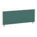 ImpulseEvolve Plus Bench Screen 1200 White Frame Bespoke Quest Kelp Fabric LEB345