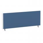 ImpulseEvolve Plus Bench Screen 1200 White Frame Bespoke Quest Limpet Fabric LEB346