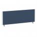 ImpulseEvolve Plus Bench Screen 1200 White Frame Bespoke Quest Whelk Fabric LEB351