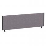 ImpulseEvolve Plus Bench Screen 1400 Black Frame Bespoke Rivet Fuse Fabric LEB353