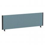 ImpulseEvolve Plus Bench Screen 1400 Black Frame Bespoke Rivet Quench Fabric LEB354