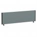 ImpulseEvolve Plus Bench Screen 1400 Black Frame Bespoke Rivet Tensile Fabric LEB355