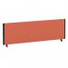 ImpulseEvolve Plus Bench Screen 1400 Black Frame Bespoke Quest Crab Fabric LEB356