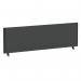 ImpulseEvolve Plus Bench Screen 1400 Black Frame Bespoke Quest Mussel Fabric LEB359