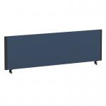 ImpulseEvolve Plus Bench Screen 1400 Black Frame Bespoke Quest Whelk Fabric LEB363