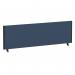 ImpulseEvolve Plus Bench Screen 1400 Black Frame Bespoke Quest Whelk Fabric LEB363