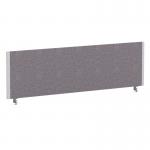 ImpulseEvolve Plus Bench Screen 1400 Silver Frame Bespoke Rivet Fuse Fabric LEB365