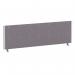 ImpulseEvolve Plus Bench Screen 1400 Silver Frame Bespoke Rivet Fuse Fabric LEB365