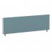 ImpulseEvolve Plus Bench Screen 1400 Silver Frame Bespoke Rivet Quench Fabric LEB366