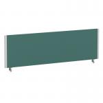 ImpulseEvolve Plus Bench Screen 1400 Silver Frame Bespoke Quest Kelp Fabric LEB369
