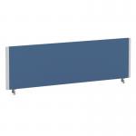 ImpulseEvolve Plus Bench Screen 1400 Silver Frame Bespoke Quest Limpet Fabric LEB370
