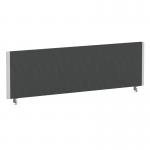 ImpulseEvolve Plus Bench Screen 1400 Silver Frame Bespoke Quest Mussel Fabric LEB371