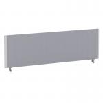 ImpulseEvolve Plus Bench Screen 1400 Silver Frame Bespoke Quest Shell Fabric LEB373