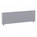 ImpulseEvolve Plus Bench Screen 1400 Silver Frame Bespoke Quest Shell Fabric LEB373