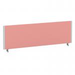 ImpulseEvolve Plus Bench Screen 1400 Silver Frame Bespoke Quest Shrimp Fabric LEB374