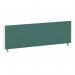 ImpulseEvolve Plus Bench Screen 1400 White Frame Bespoke Quest Kelp Fabric LEB381