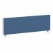 ImpulseEvolve Plus Bench Screen 1400 White Frame Bespoke Quest Limpet Fabric LEB382