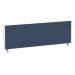 ImpulseEvolve Plus Bench Screen 1400 White Frame Bespoke Quest Whelk Fabric LEB387