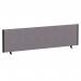 ImpulseEvolve Plus Bench Screen 1600 Black Frame Bespoke Rivet Fuse Fabric LEB389