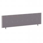 ImpulseEvolve Plus Bench Screen 1600 Silver Frame Bespoke Rivet Fuse Fabric LEB401