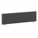 ImpulseEvolve Plus Bench Screen 1600 Silver Frame Bespoke Quest Mussel Fabric LEB407