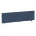 ImpulseEvolve Plus Bench Screen 1600 Silver Frame Bespoke Quest Whelk Fabric LEB411