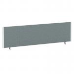 ImpulseEvolve Plus Bench Screen 1600 White Frame Bespoke Rivet Tensile Fabric LEB415