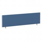 ImpulseEvolve Plus Bench Screen 1600 White Frame Bespoke Quest Limpet Fabric LEB418