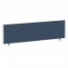 ImpulseEvolve Plus Bench Screen 1600 White Frame Bespoke Quest Whelk Fabric LEB423