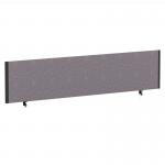 ImpulseEvolve Plus Bench Screen 1800 Black Frame Bespoke Rivet Fuse Fabric LEB425