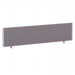 ImpulseEvolve Plus Bench Screen 1800 Silver Frame Bespoke Rivet Fuse Fabric LEB437