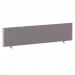 ImpulseEvolve Plus Bench Screen 1800 Silver Frame Bespoke Rivet Fuse Fabric LEB437