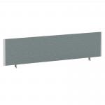 ImpulseEvolve Plus Bench Screen 1800 Silver Frame Bespoke Rivet Tensile Fabric LEB439