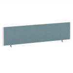 ImpulseEvolve Plus Bench Screen 1800 White Frame Bespoke Rivet Quench Fabric LEB450