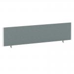 ImpulseEvolve Plus Bench Screen 1800 White Frame Bespoke Rivet Tensile Fabric LEB451
