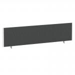 ImpulseEvolve Plus Bench Screen 1800 White Frame Bespoke Quest Mussel Fabric LEB455